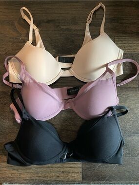 Pepper Bra Bundle (3) | 32B, 34A & 34B | Nude, Black & Mauve